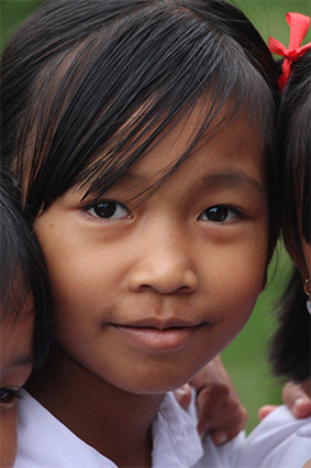 Photographie faite lors d'un voyage à Bali dans une école élémentaire.